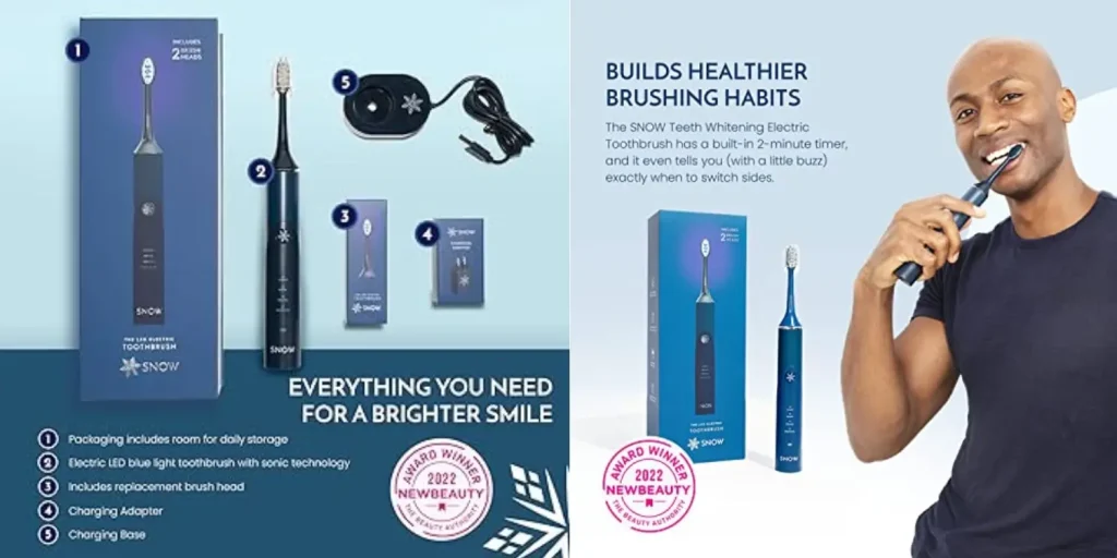 LED Whitening Electric Toothbrush