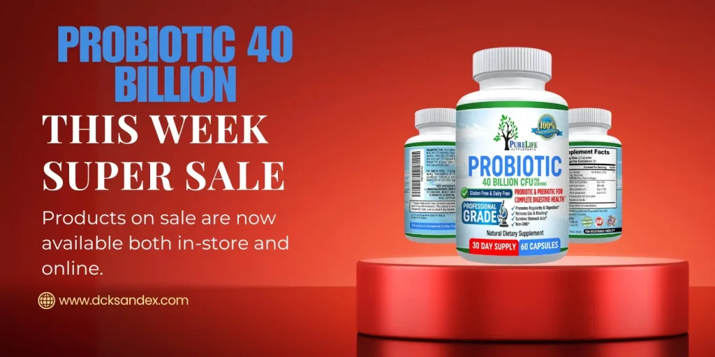 GO Healthy Probiotic 40 Billion CFU!