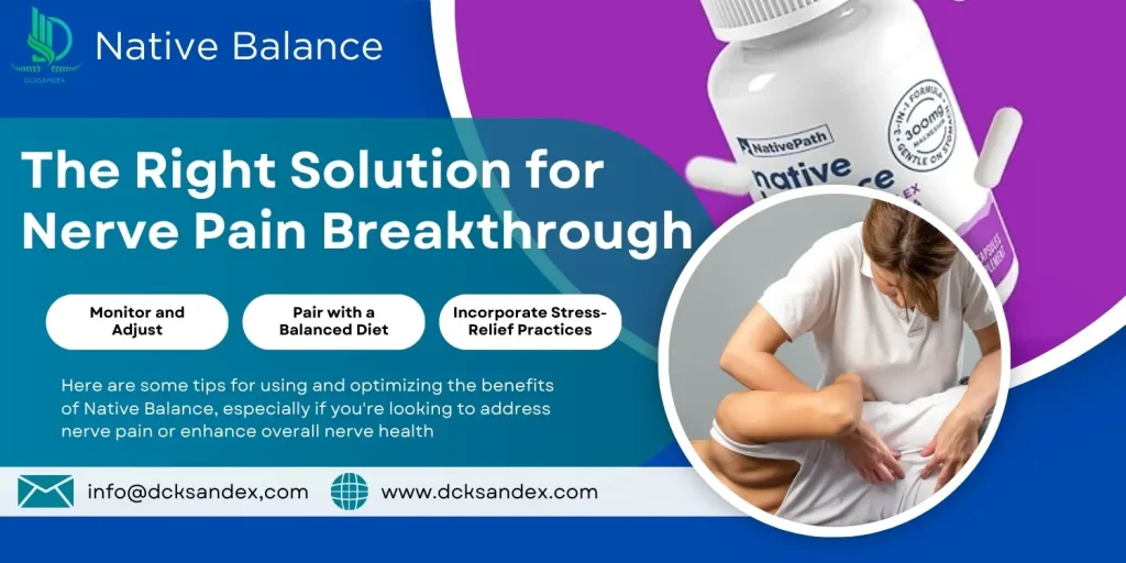 Native Balance: Natural Nerve Pain Relief Supplement for Better Health!